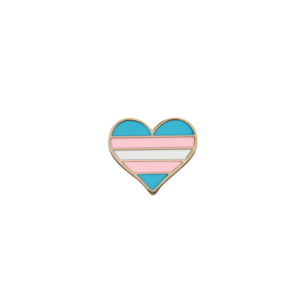 Pins transgenre coeur, pins coeur lgbt