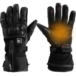 Gants chauffant moto femme