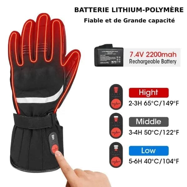 Gants de moto chauffants Homologué – XRICE – Image 5