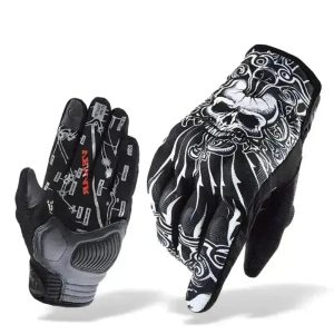 Gants de moto été Antichoc tactile | SkullGrind™