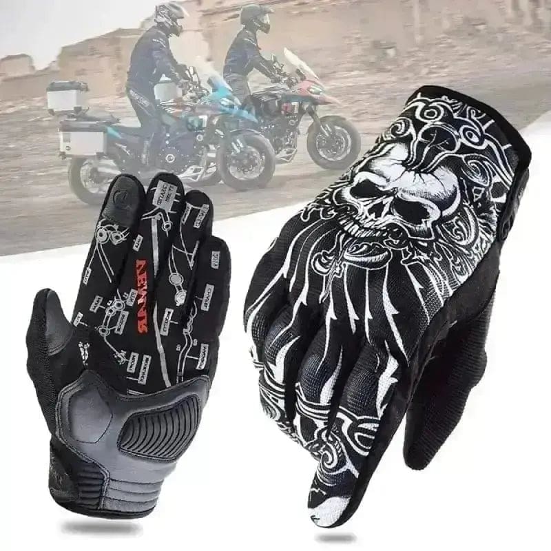 Gants de moto été Antichoc tactile | SkullGrind™ – Image 8