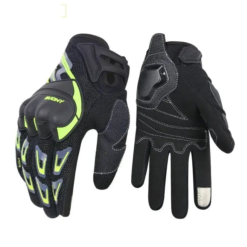 Gants Moto Cross Vert – Image 2