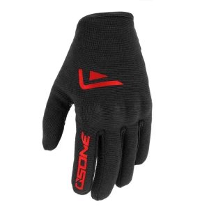 Gants moto été Noir/Rouge – Homologué CE