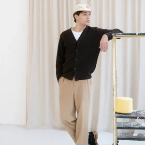 CARDIGAN COPA BROWN/ CABANE