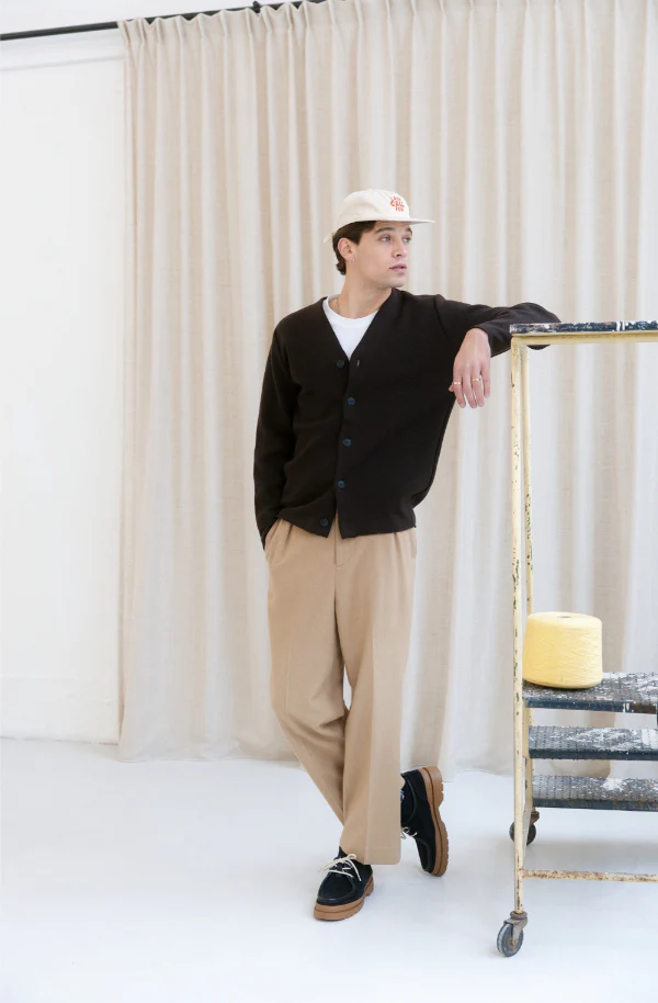 CARDIGAN COPA BROWN/ CABANE