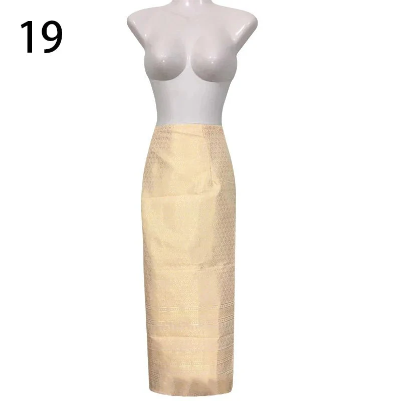 Jupe longue traditionnelle thaïlandaise pour femmes – Image 8
