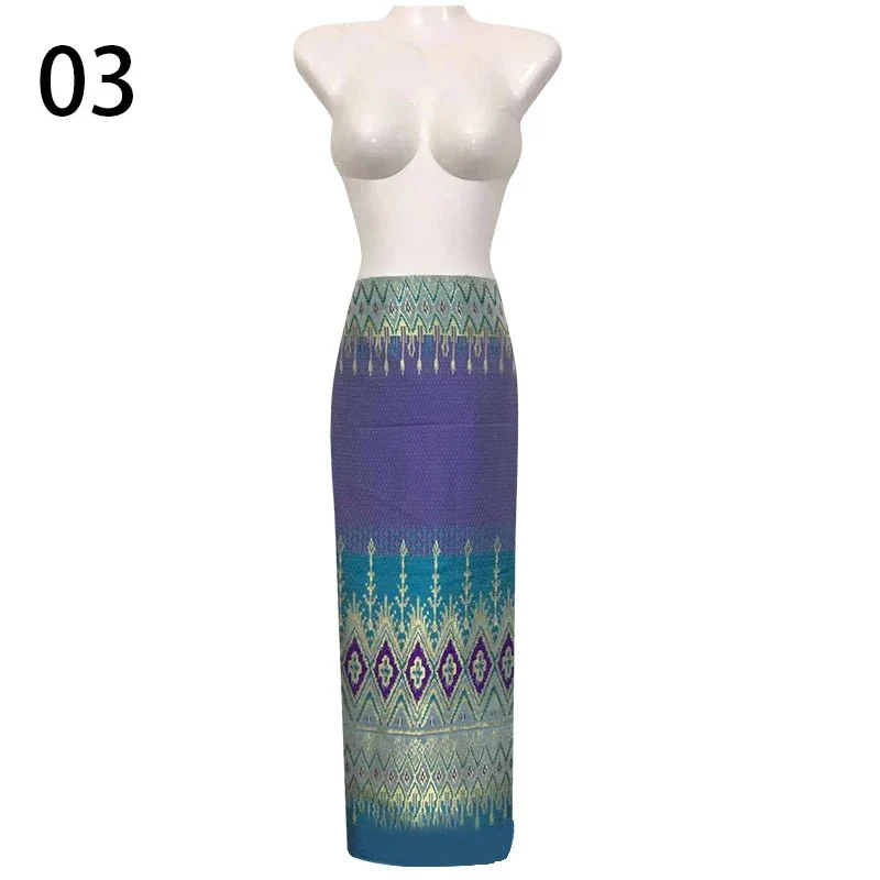 Jupe longue traditionnelle thaïlandaise pour femmes – Image 6