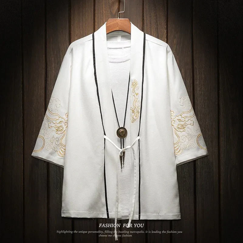 Kimono brodé asiatique pour hommes – Image 8