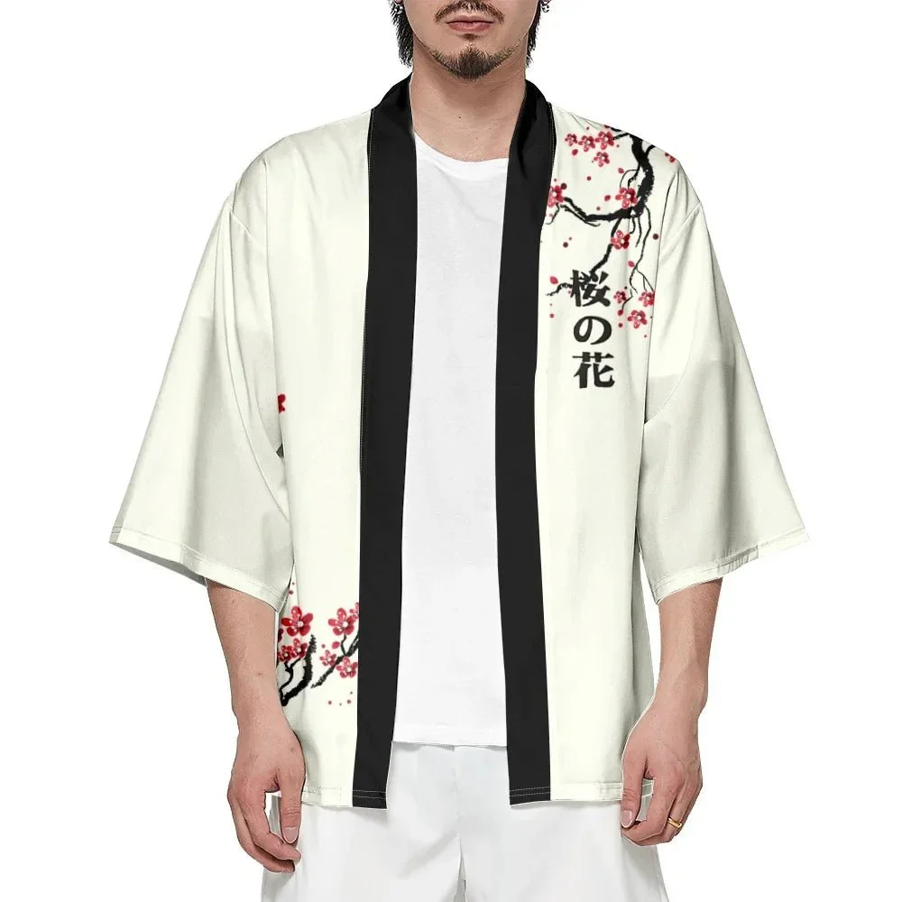 Kimono japonais Miori imprimé pour hommes et femmes – Image 4