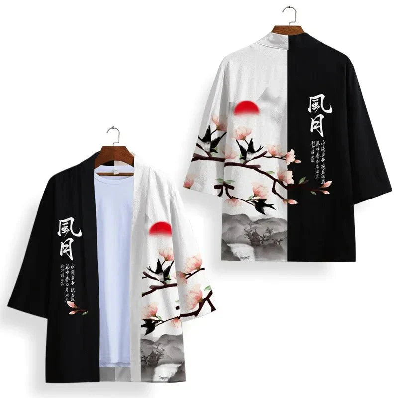 Kimono streetwear japonais unisexe – Image 2