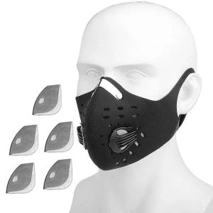 Masque de sport avec filtre anti-pollution
