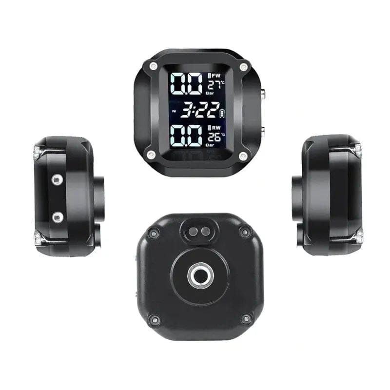 Pack : Phare additionnels LED moto + Système de surveillance de la pression des pneus avec indicateur de température – Image 9