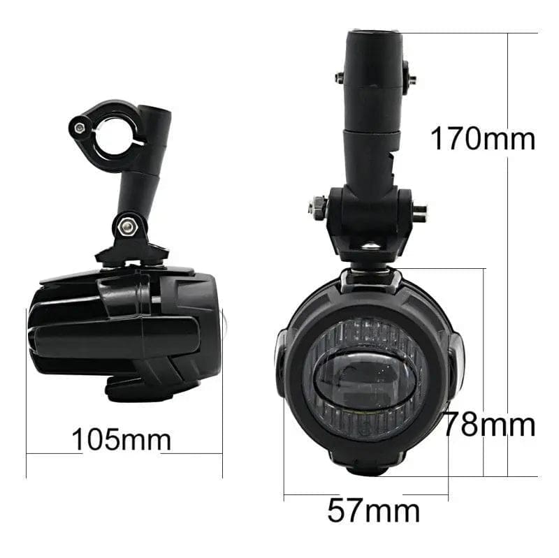 Pack : Phare additionnels LED moto + Système de surveillance de la pression des pneus avec indicateur de température – Image 7