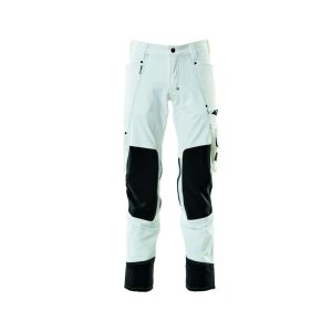 Pantalon 17179 stretch 4 direction blanc