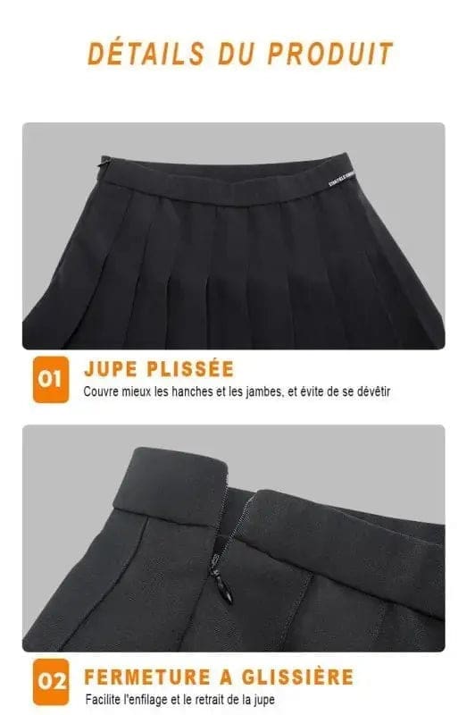 Pantalon Moto Femme été + Jupette – Image 7