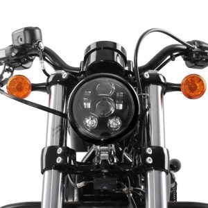 Phare LED moto Set compatible avec Harley Davidson et Clignotants pour guidon