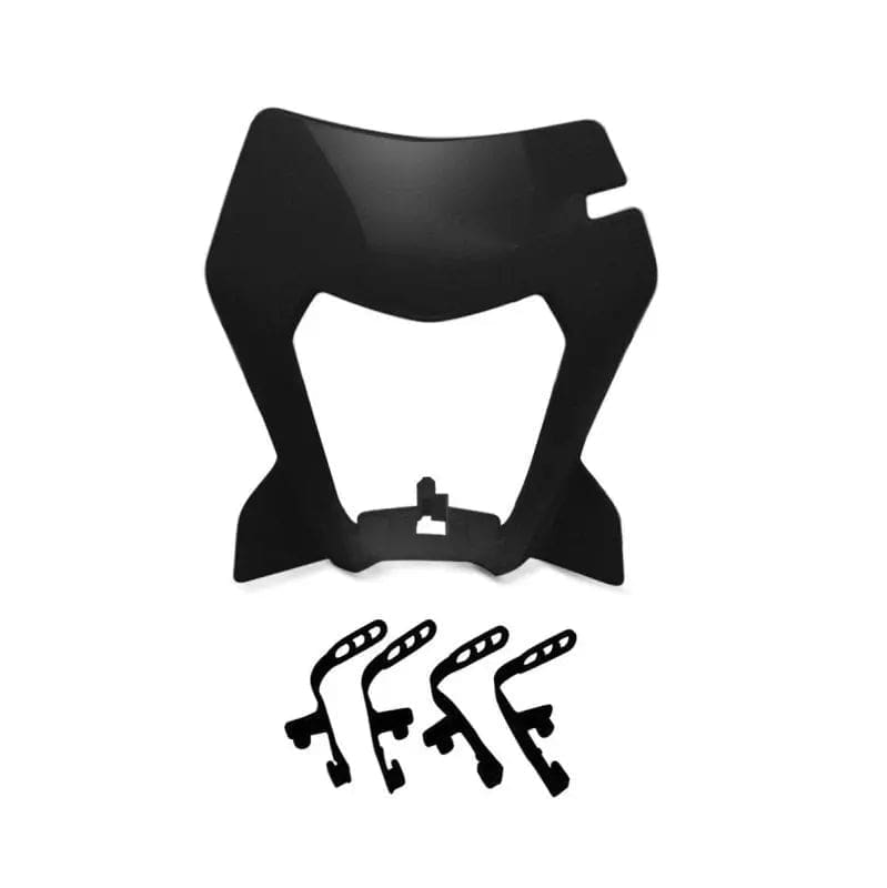 Plaque phare pour KTM 690 SMC/ R 19-22 Xdure PQ6 carenage noir