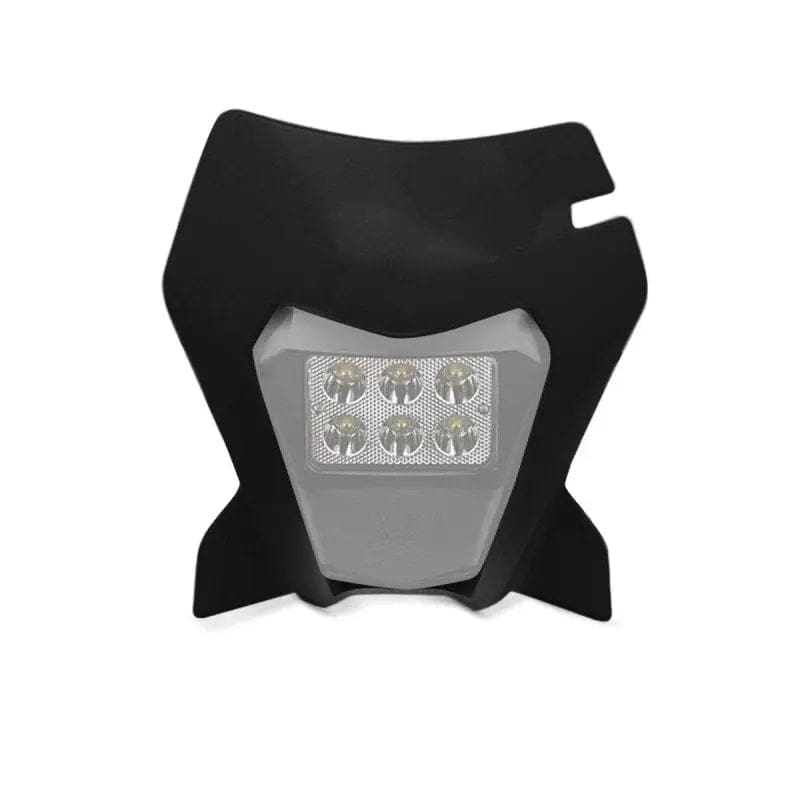 Plaque phare pour KTM 690 SMC/ R 19-22 Xdure PQ6 carenage noir – Image 6