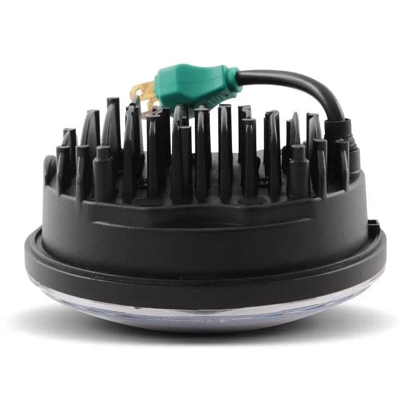 Projecteur LED moto 5,75 pouces avec Adaptateur H4-H13 compatible avec Harley Davidson noir – Image 8