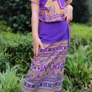 Robe de style ethnique thaïlandais pour filles