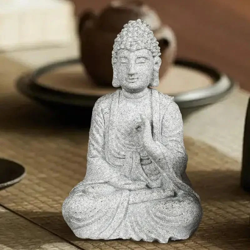 Statue de Bouddha assis pour chambre à coucher – Image 6