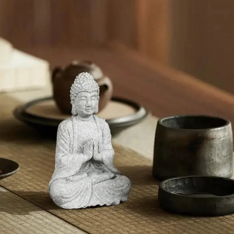 Statue de Bouddha assis pour chambre à coucher – Image 3