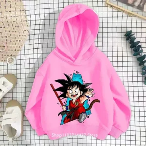 Sweat à capuche et pantalon (Ensemble) Dragon Ball pour garçons et filles