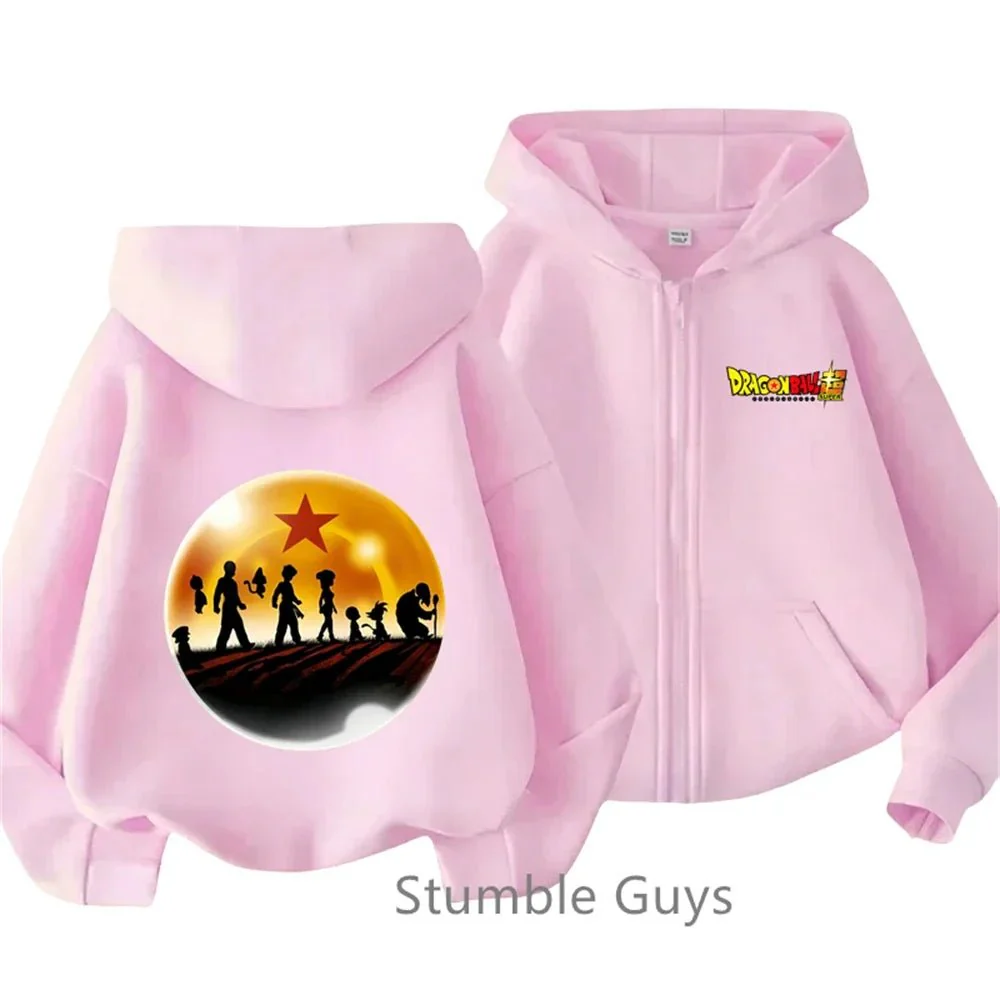 Sweatshirt rose à capuche Dragon Ball – Image 6