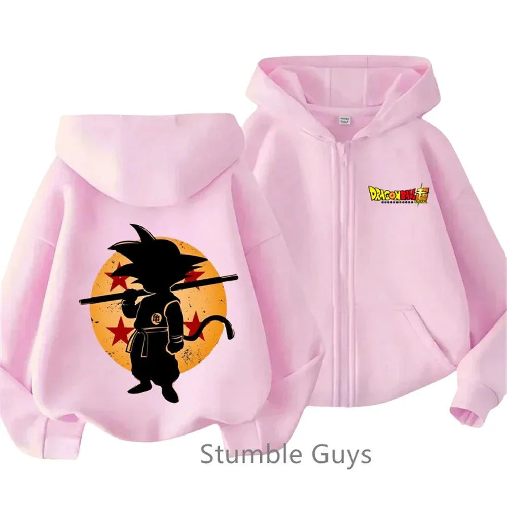 Sweatshirt rose à capuche Dragon Ball – Image 5