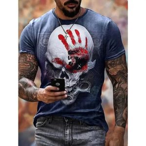 T-shirt homme Skull Flag