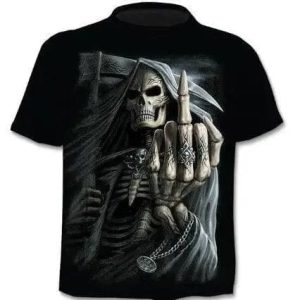 T-shirt motard Grande faucheuse