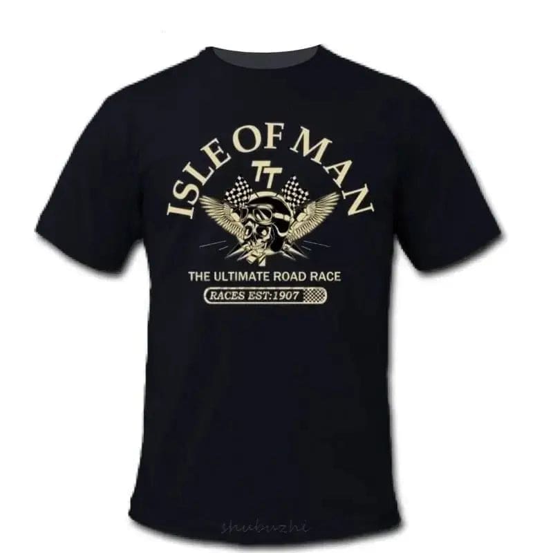 T shirt moto vintage – Isle of Man T – Image 2
