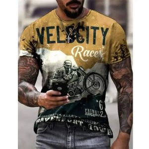 T-shirt pour homme Cafe racer » Velocity race »