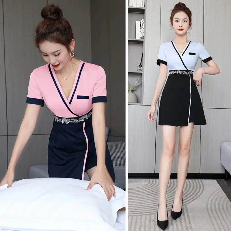 Uniforme de salon de beauté et de spa pour femmes – Image 4