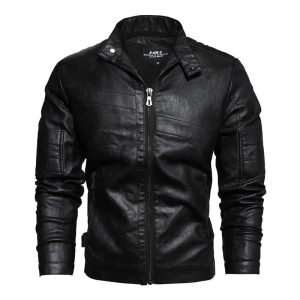 Veste cuir noir vintage