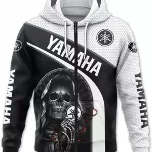 Veste streetwear moto – Yamaha « Skull »